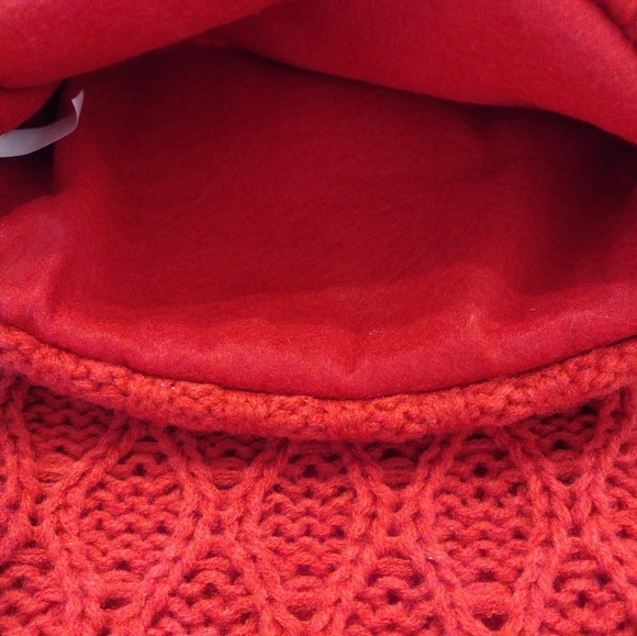 Monogramed K Red Knit Christmas Stocking - Picture 4 of 4